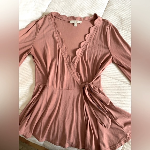 Anthropologie wrap blouse - Picture 4 of 5